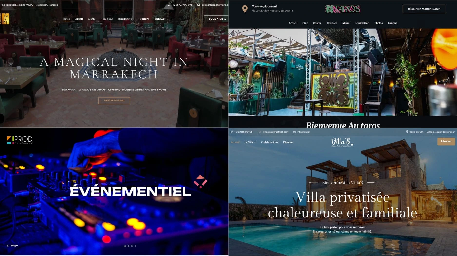 Développement de site web professionnel